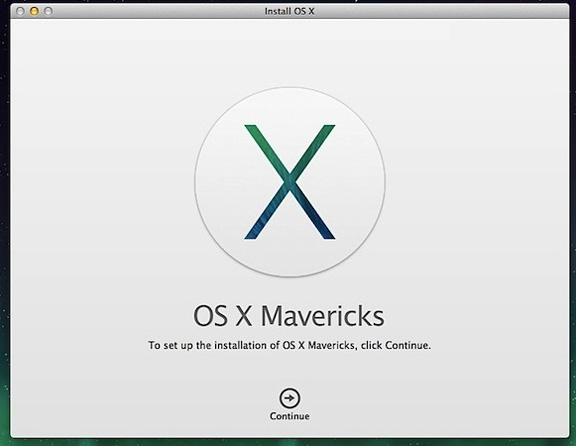 Pasul 8 : Specificați unitatea și executați instalarea OS X Mavericks